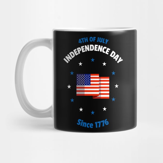 4th Of July Independence Day Since 1776 by Lasso Print